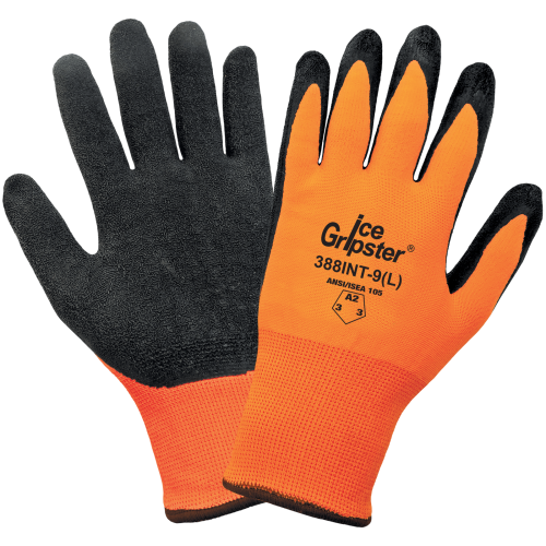 Global Glove 388INT Ice Gripster® Hi-Vis Water-Resistant Winter Gloves