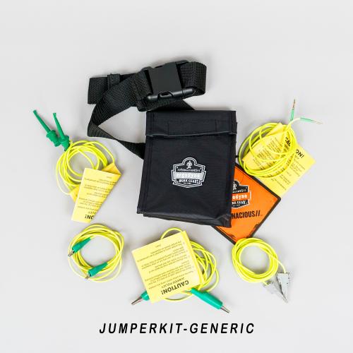Electrical Jumper Lead Kit Assortment with Storage Pouch