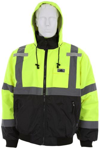 MCR Safety Luminator® VBBCL3L Type R Class 3 Hi-Vis Insulated Bomber Jacket