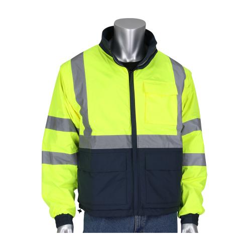 PIP 333-1500-R Type R Class 3 4-in-1 Reversible Hi-Vis Windbreaker
