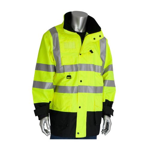 PIP 343-1756 Type R Class 3 7-in-1 Hi-Vis All-Conditions Coat