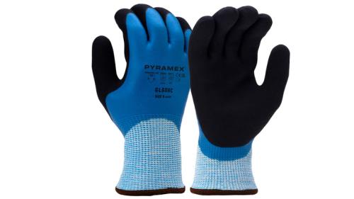 Pyramex® GL506C Insulated A5 Cut-Resistant Double-Dipped Sandy Latex Gloves