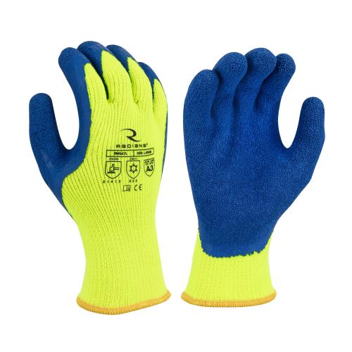 Radians® RWG27 Cut Level A3 Latex-Dipped Winter Gripper Gloves