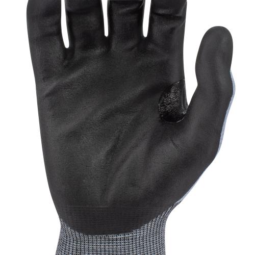 Close-up of foam nitrile palm coating on Radians RWG708 TEKTYE? A4 cut resistant glove