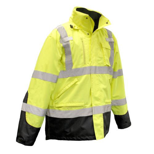 Radians® SJ410B Type R Class 3 Three-in-One Weatherproof Parka