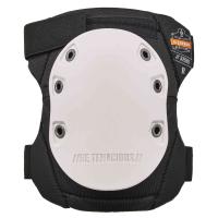 Textured cap knee pads, hook & loop
