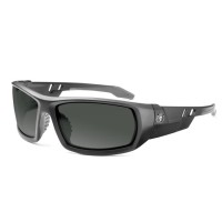 Smoke Lens Matte Black Frame Skullerz ODIN Anti-Fog Safety Glasses, Sunglasses