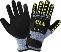 Vise Gripster® C.I.A. Cut, Impact, Puncture, and Abrasion Resistant Nitrile Double-Coated Gloves - CIA617V