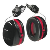 Helmet attachable earmuff