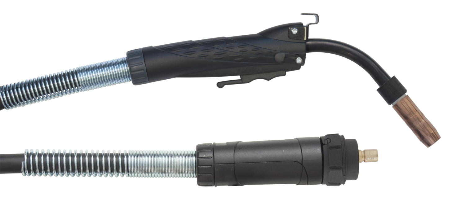 250 Amp MIG Gun with Bernard® Traditional Style Consumables, 15ft