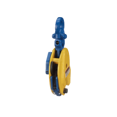 VERTICAL LIFTING CLAMP 1 TON CAP. W/ HINGED HOISTING EYE