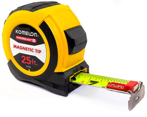 KOMELON TAPE MEASURE 25'X1.06" POWERBLADE II MAGNETIC