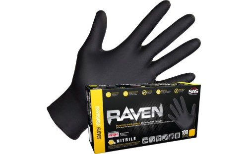 GLOVE, RAVEN NITRILE  7 MIL  100/BX