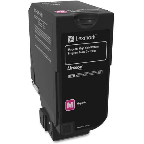 74C1HM0 Return Program Unison High-Yield Toner, 12,000 Page-Yield, Magenta