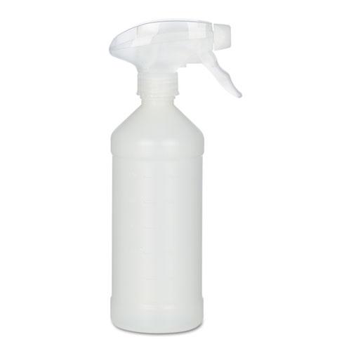 SKILCRAFT Trigger Spray Bottle - Suitable For Cleaning - Chemical Resistant, Adjustable - Clear - 1 Each