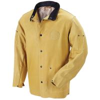 Black Stallion 30PWC DuraLite Premium Grain Pigskin Welding Jacket, Tan