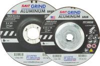 United Abrasives A46N Aluminum Grinding Wheel (Type 27/Depressed Center)