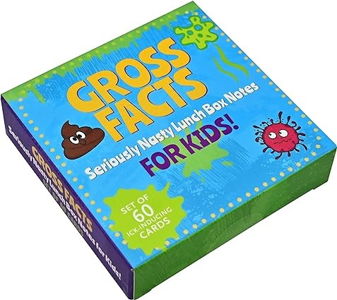 Gross Facts Noteworthy Card Deck: Seriously Nasty Lunch Box Notes for Kids!