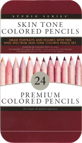 Skin Tone Colored Pencils (Set of 24)