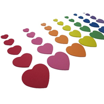 FOAM HEART SHAPES