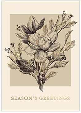 CARDS EMBD 12CT MAGNOLIA