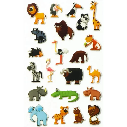 MAILDOR COOKY STICKERS - SAVANNA ANIMALS