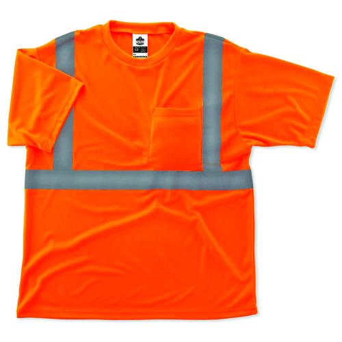 XL Orange Short Sleeve Essential Hi-Vis T-Shirt - Type R, Class 2