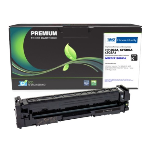 MSE Remanufactured Black Toner Cartridge for HP 202A (CF500A)