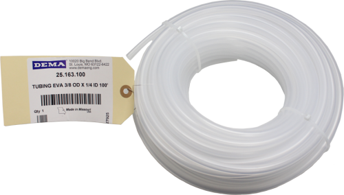 DEMA Washer Distribution Tubing 3/8” OD X ¼” ID 100’ - 1/rl