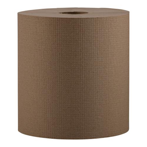 Empress Hardwound Towel 8" X 800' - Natural - 100% Recycled - 6 Rolls/cs
