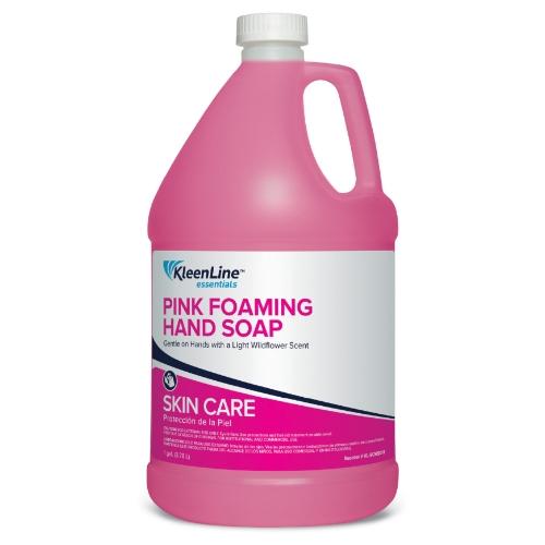 KleenLine Essentials Pink Foam Hand Soap 1 gallon - 4/ct