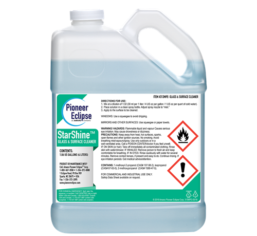 Pioneer Eclipse StarShine™ Glass & Surface Cleaner 4/cs