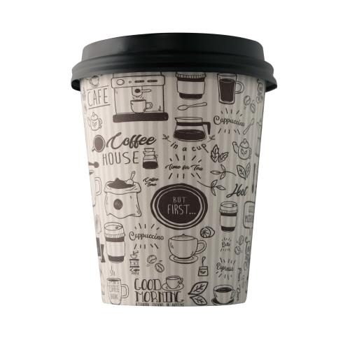 Empress Paper Hot Cup 16oz Stock Good Day Print 20 / 50 cs