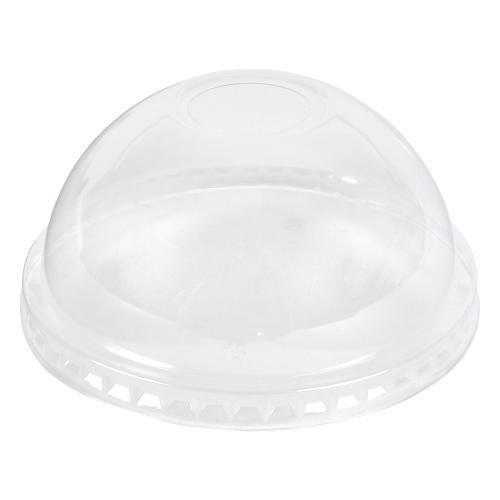 Empress Dome Lid w/ 1" Hole 98mm Fits 12oz sqt - 24oz PET Cups 20 / 50 cs