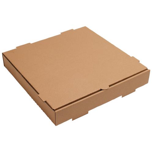 Arvco 8" B Flute Pizza Box Plain Kraft / Kraft 50 / cs