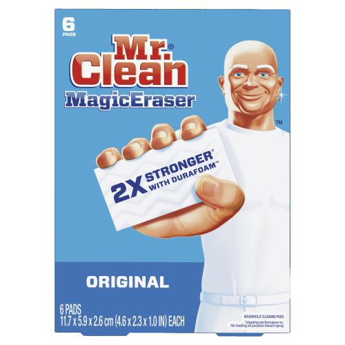 P&G Professional Mr. Clean Magic Eraser 6 Count Original w/ Durafoam 6 / cs