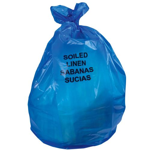 Heritage Bag 37x50 LLDPE Blue 1.3 Mil Indiv. Folded Can Liners 44 Gallon 150 / cs