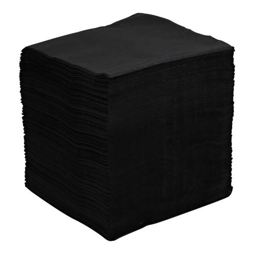 Empress Beverage Napkin 9 x 9, Black, 2-Ply 4 / 250 cs