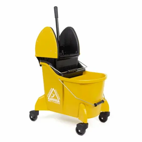 Hospeco ToughWorks® Dual Chamber Bucket Yellow 35 Qt.