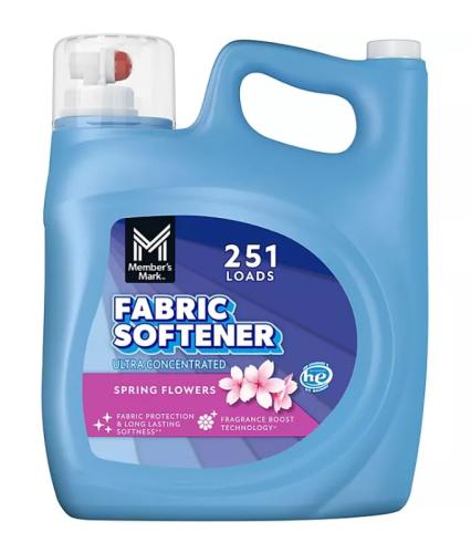 Member's Mark Liquid Fabric Softener, Spring Flowers, 251 loads, 170 fl. oz.