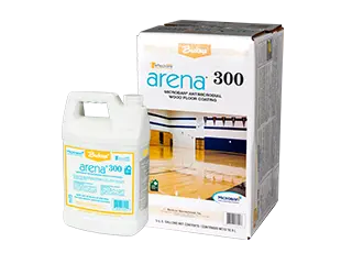 Buckeye Arena® 300 Microban Antimicrobial Wood Floor Coating - 4gl/cs