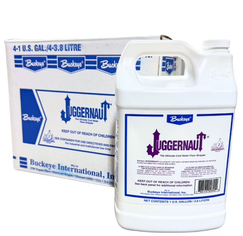 Buckeye Juggernaut - Floor Stripper - Cold Water 4gl/cs