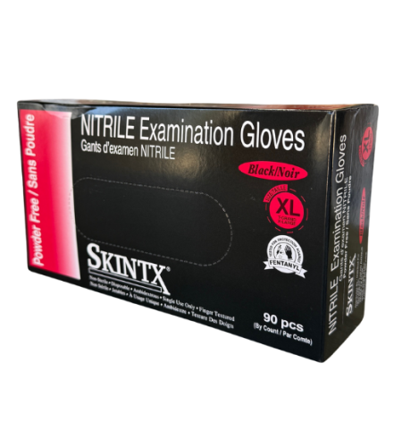 WorkPlace No Powder Nitrile Glove - Black - X-Large - 100/bx