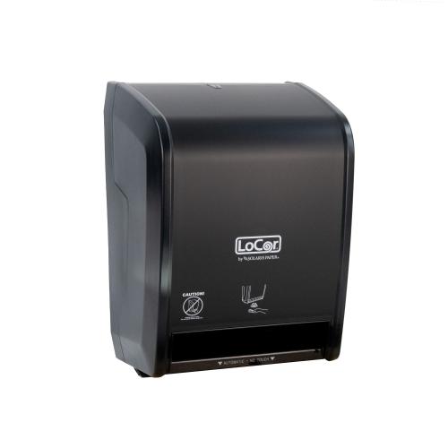LoCor Next Generation Electronic Hard Wound Roll Towel Dispenser - Black