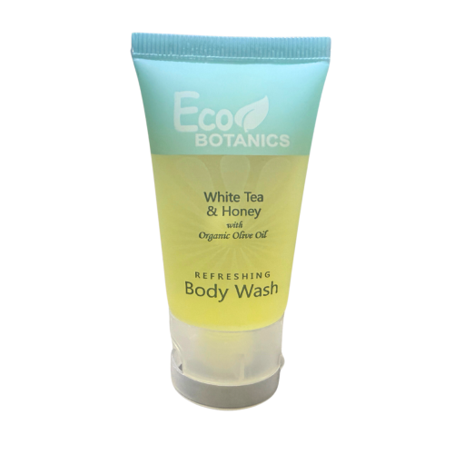 Diversified Hospitality Body Wash - White Tea & Honey - Flip Cap - 1 oz. / 30ml Tube