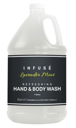 Diversified Hospitality Infuse Hand & Body Wash - Lavender Mint - 4x1gl