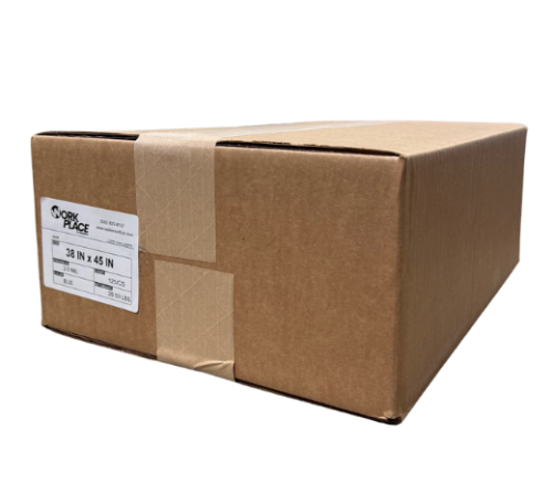 WorkPlace 38x45 2mil 125/CS Blue Flatpack - Can Liners / Trash Bags