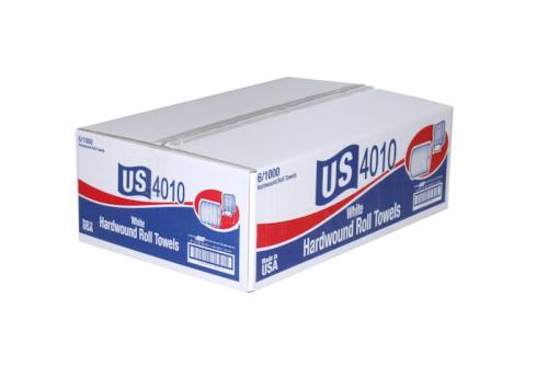 Allied West Hardwound Roll Towel - White - 8"x1000' 6/cs