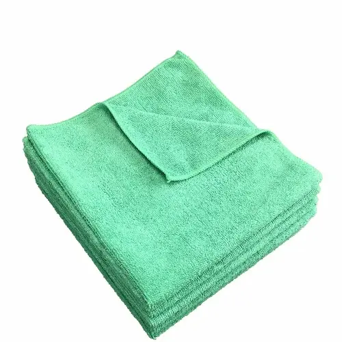 Hospeco® Multipurpose Green 16x16 260GSM Microfiber Cloth 1/pk