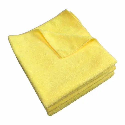 Hospeco® Multipurpose Yellow 16x16 260GSM Microfiber Cloth 1/pk